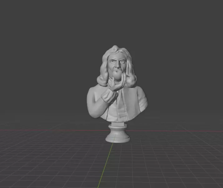 Isaac Newton 3D print model