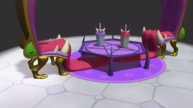 Stylish tables and chairs