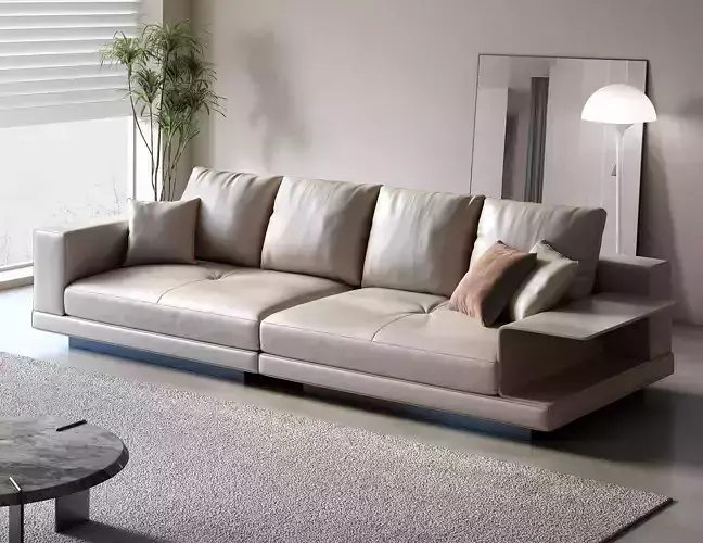 Pixels and Flowers living room interior scene