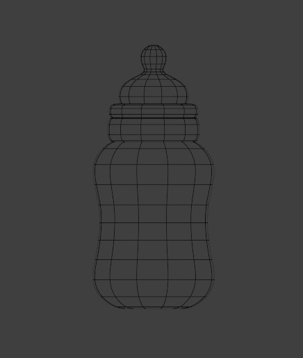 Baby Feeding Bottle Low Poly 3D Model Low-poly 3D model_6