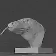 Comodo dragon bust STL 3d print file