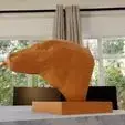 Comodo dragon bust STL low poly geometrical STL 3d print file 3D print model