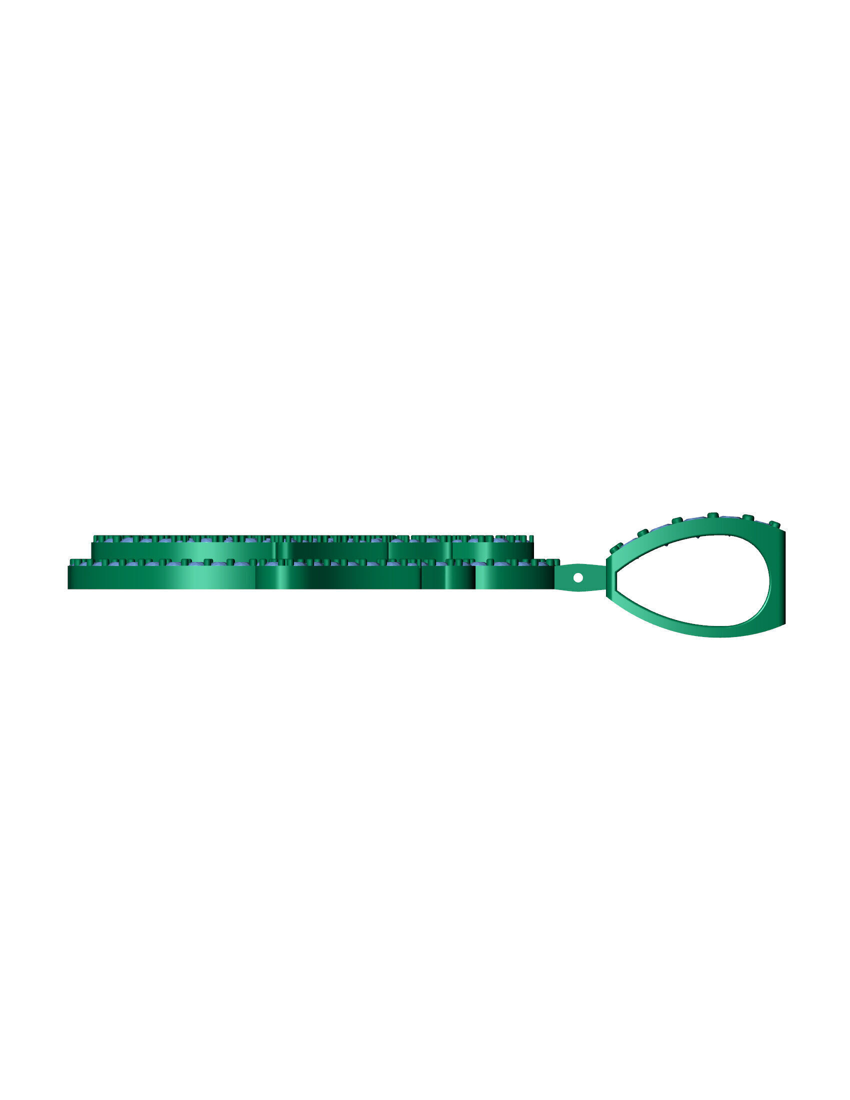 Iced-Out Drip Flame Pendant 3D print model_12