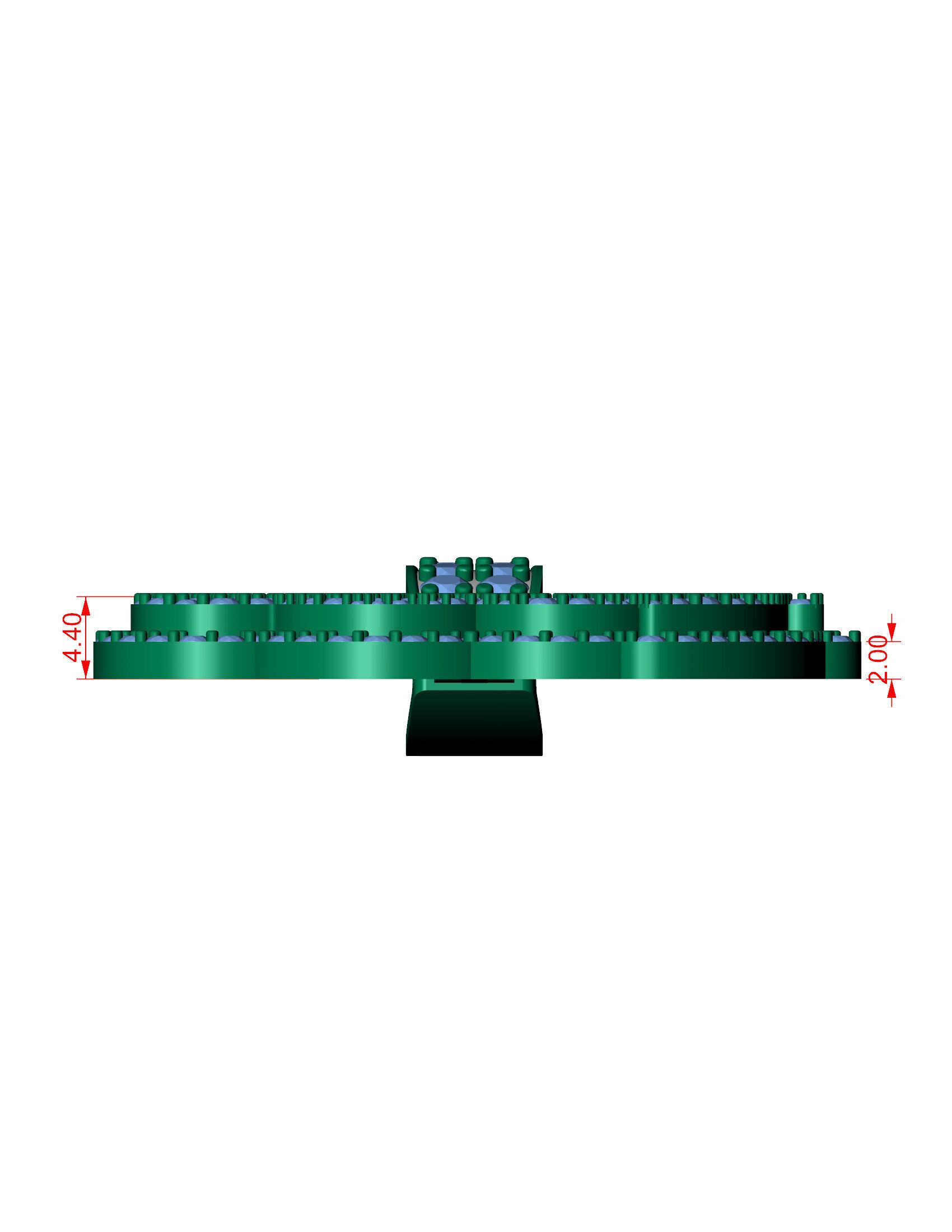 Iced-Out Drip Flame Pendant 3D print model_17