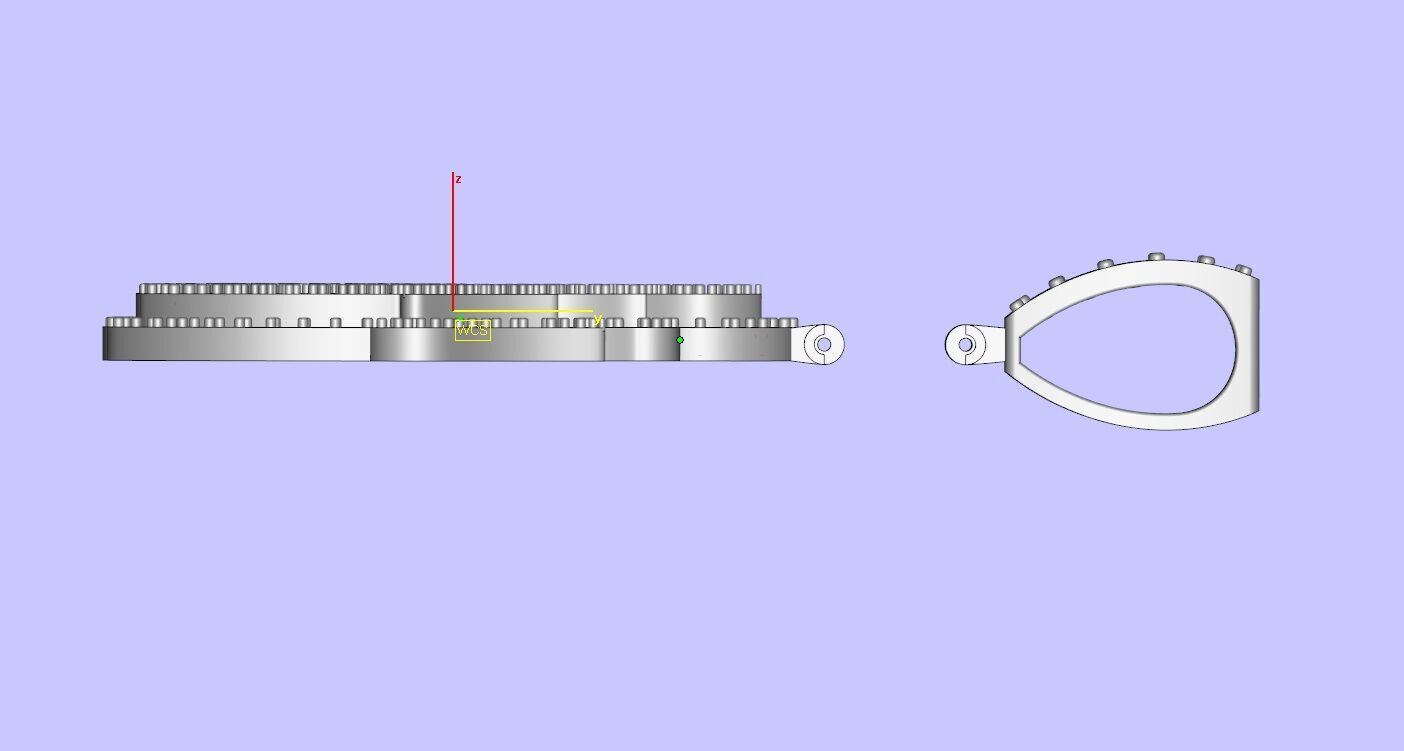 Iced-Out Drip Flame Pendant 3D print model_21