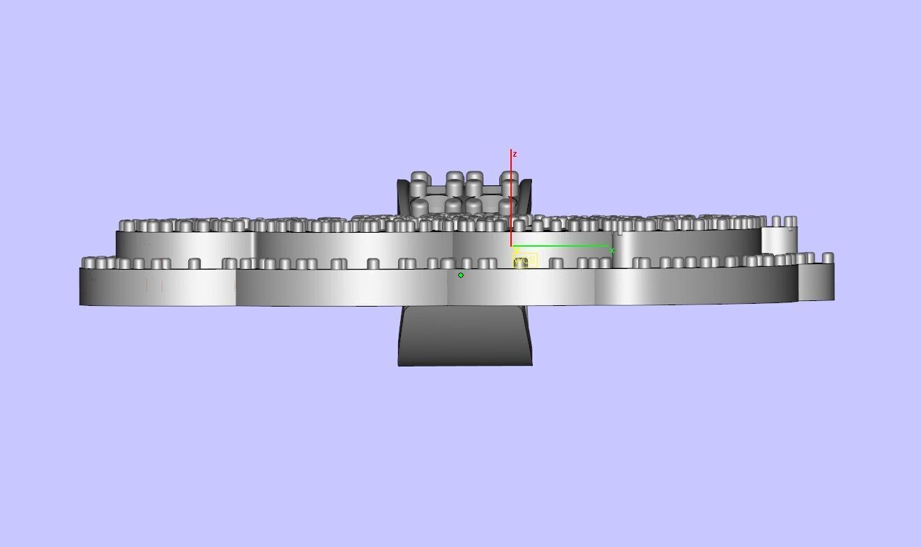 Iced-Out Drip Flame Pendant 3D print model_20