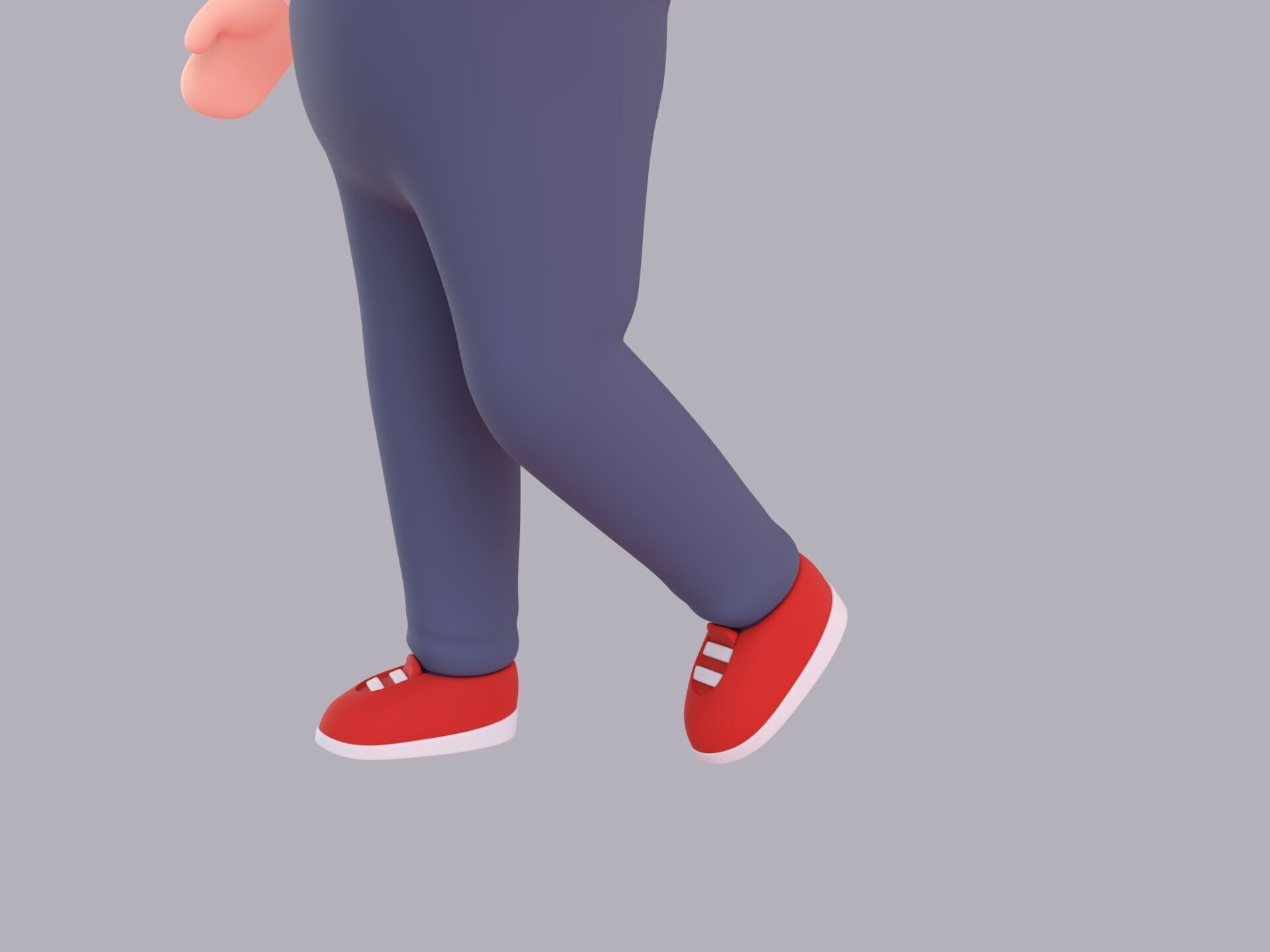  Cartoon Male Character Rigged 004 3D model_7