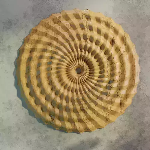 Decorative wall panel 3D print model