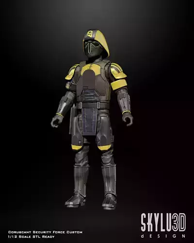 Cosuscant Underworld Police One12 Scale Armor Custom Files