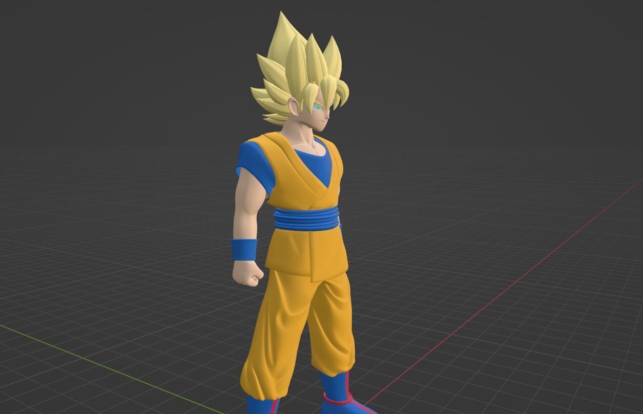 Goku Super Saiyan - Dragonball Daima 3D model_9