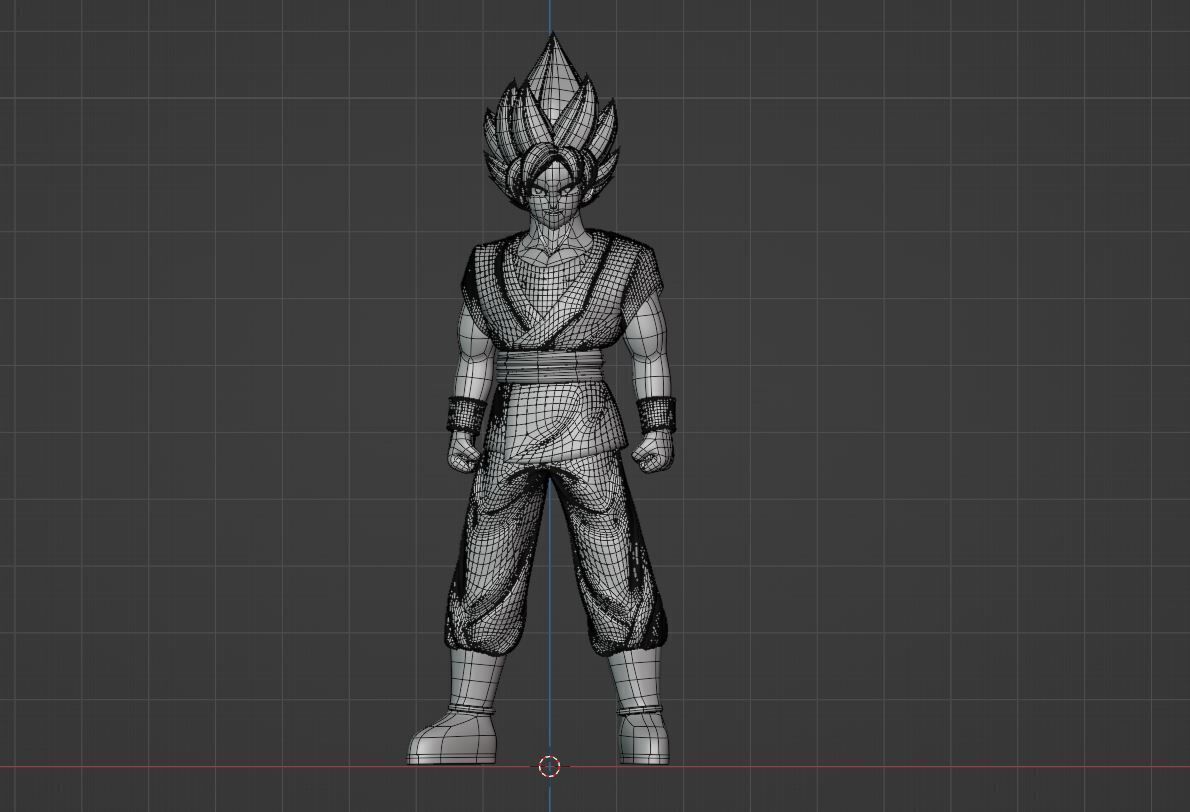Goku Super Saiyan - Dragonball Daima 3D model_11