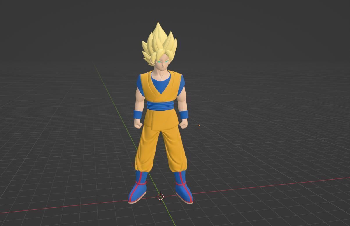 Goku Super Saiyan - Dragonball Daima 3D model_6