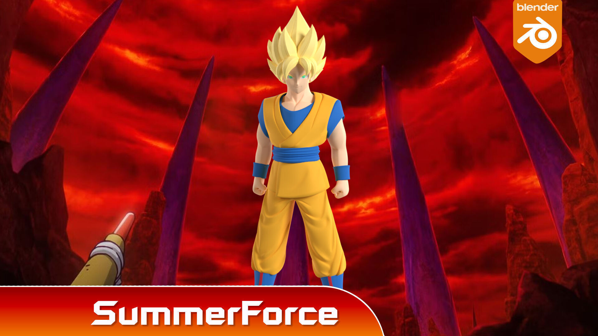 Goku Super Saiyan - Dragonball Daima 3D model_2