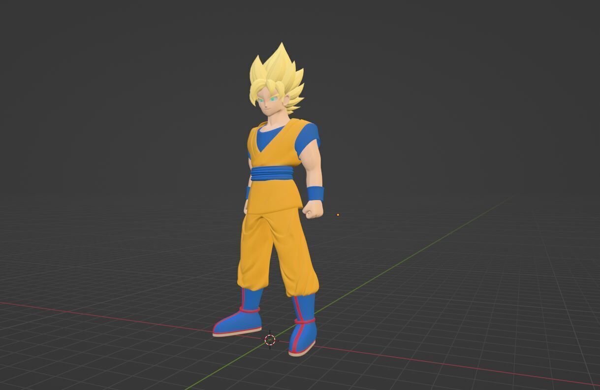 Goku Super Saiyan - Dragonball Daima 3D model_7