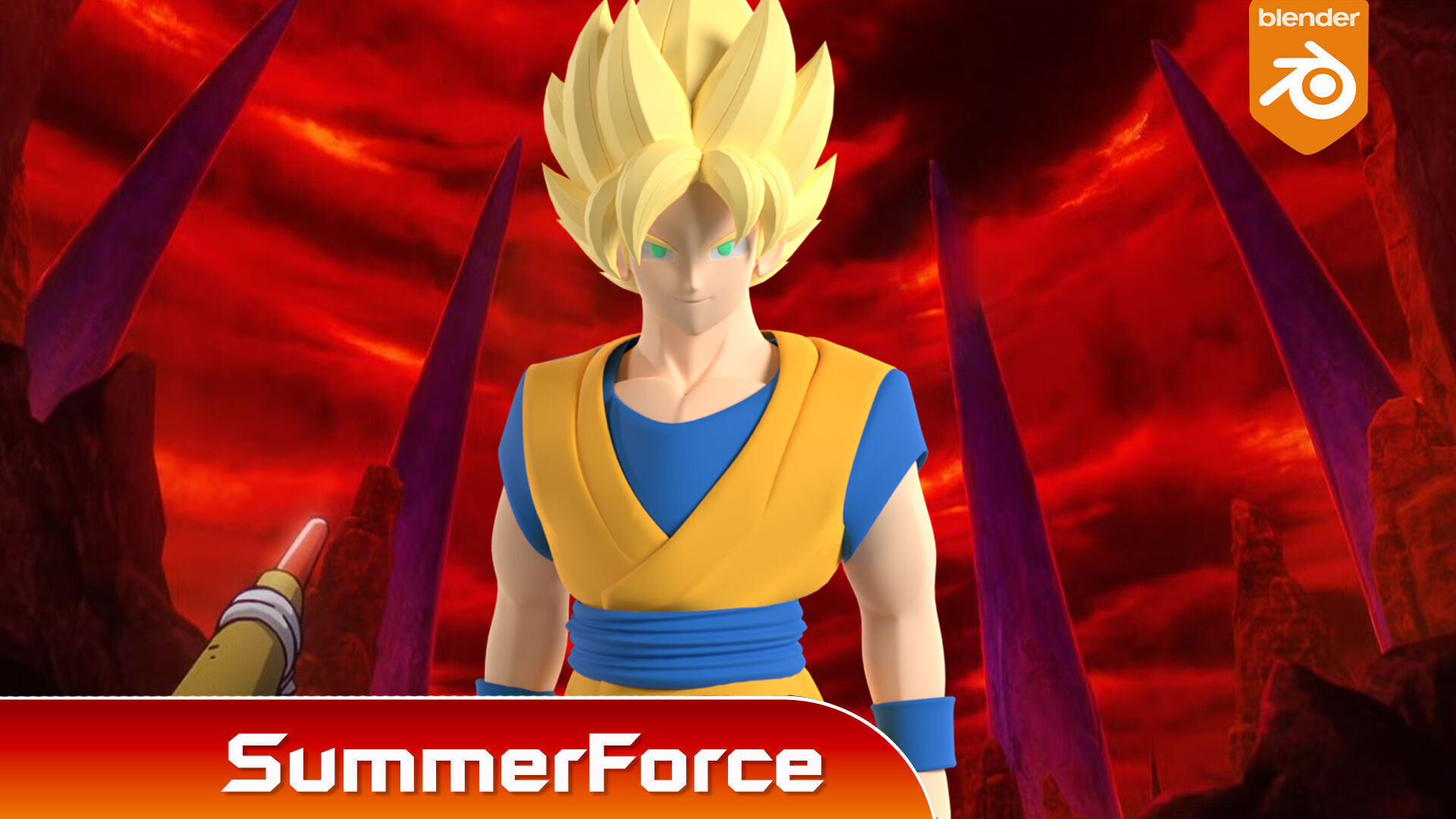 Goku Super Saiyan - Dragonball Daima 3D model_1