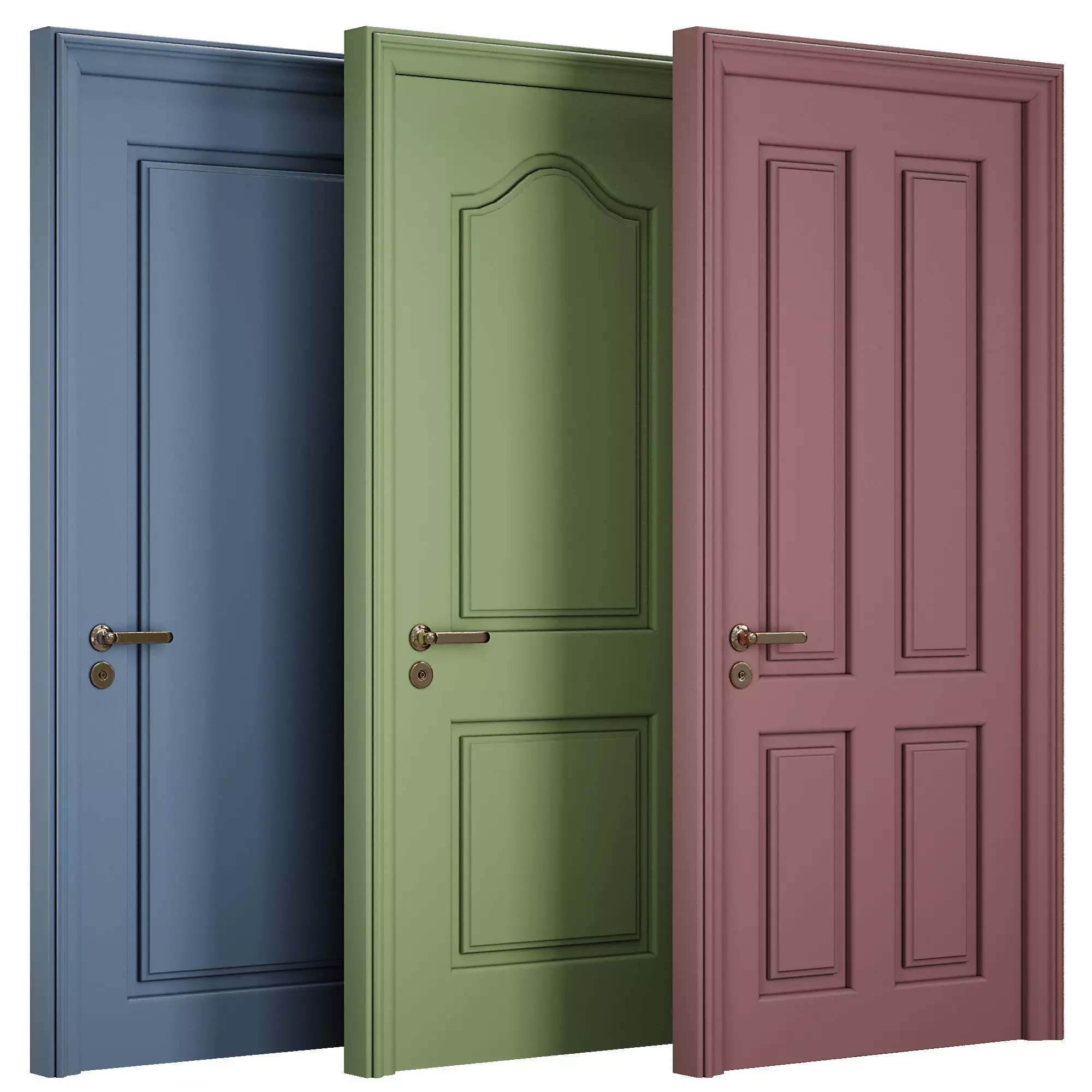 Entrance door set99 3D model