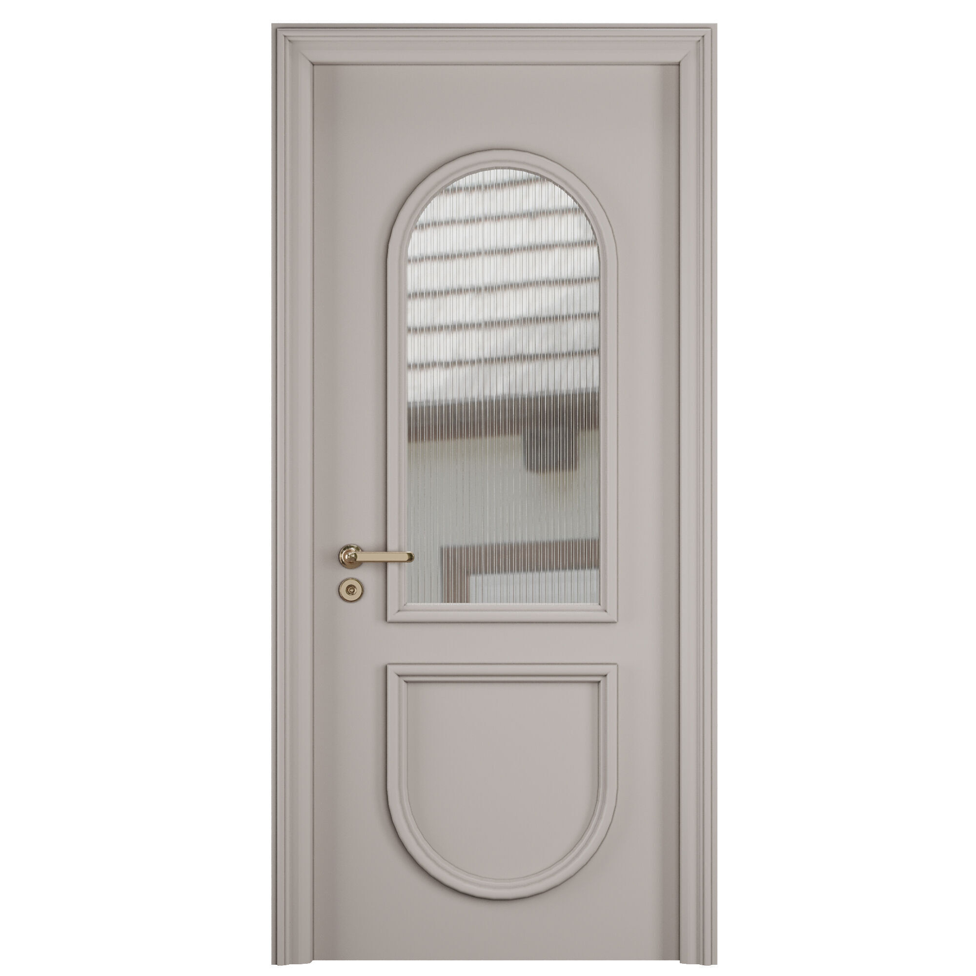 Entrance door set98 3D model_2