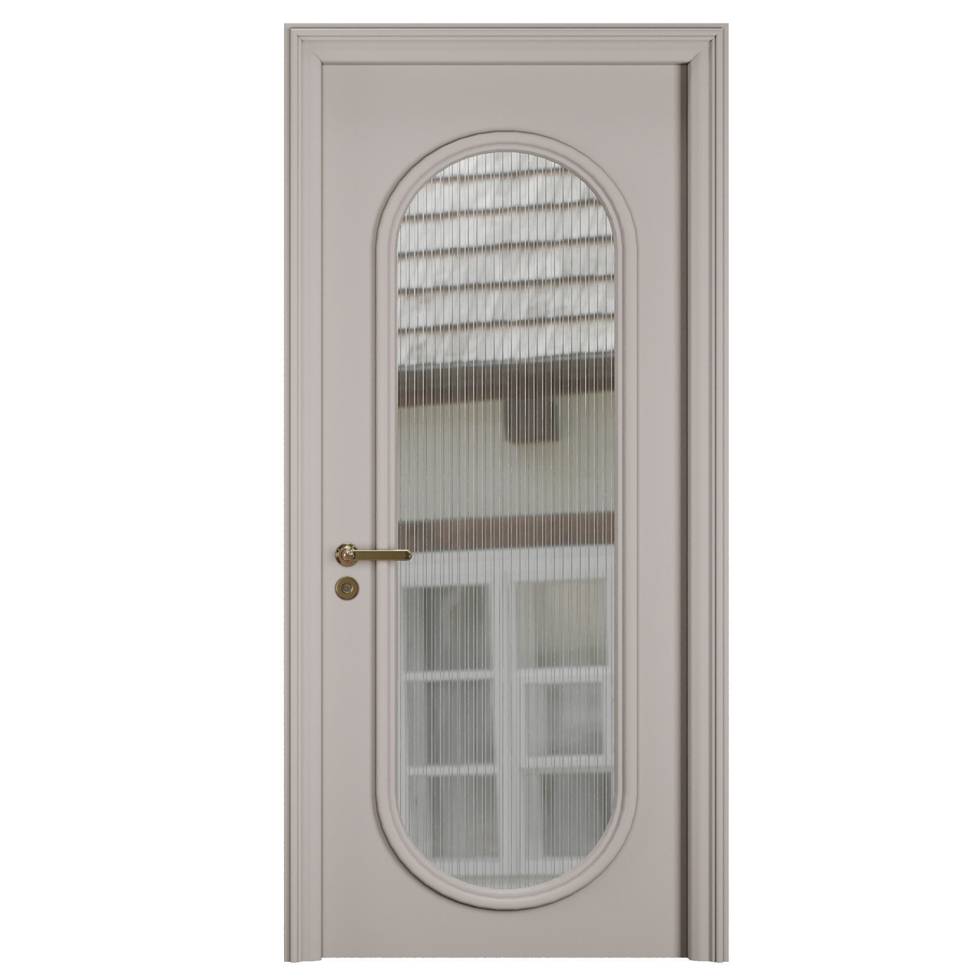 Entrance door set98 3D model_1