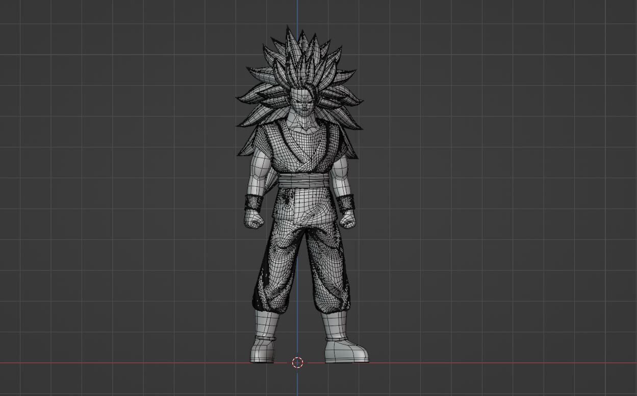 Goku Super Saiyan 3 - Dragonball Daima 3D model_13