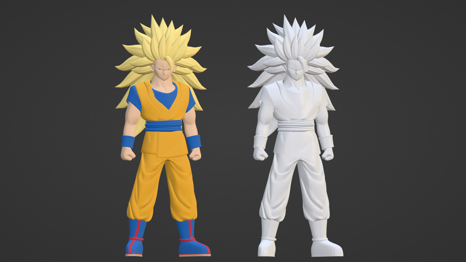 Goku Super Saiyan 3 - Dragonball Daima 3D model_20