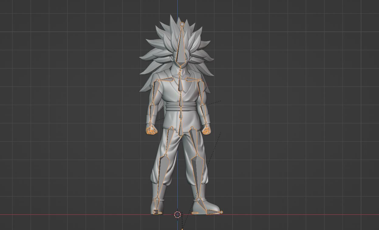 Goku Super Saiyan 3 - Dragonball Daima 3D model_17
