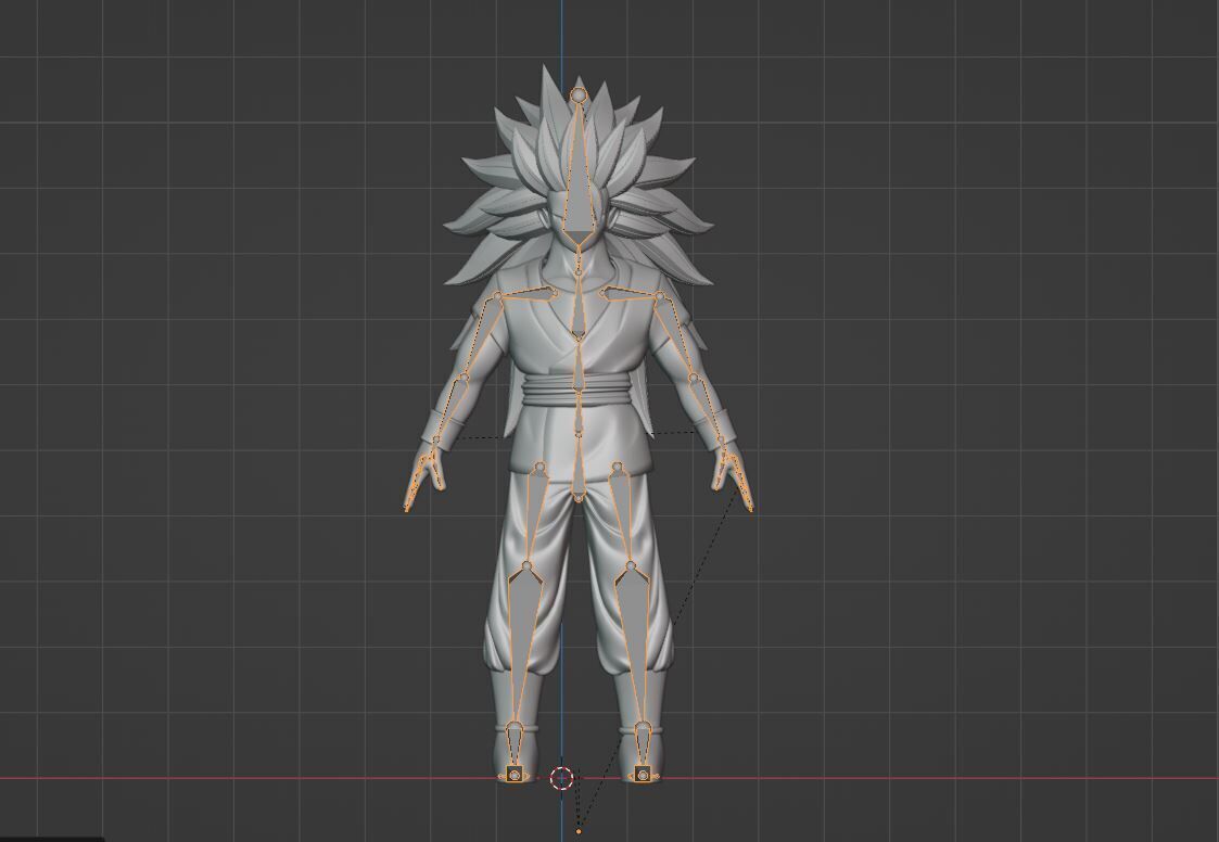 Goku Super Saiyan 3 - Dragonball Daima 3D model_18
