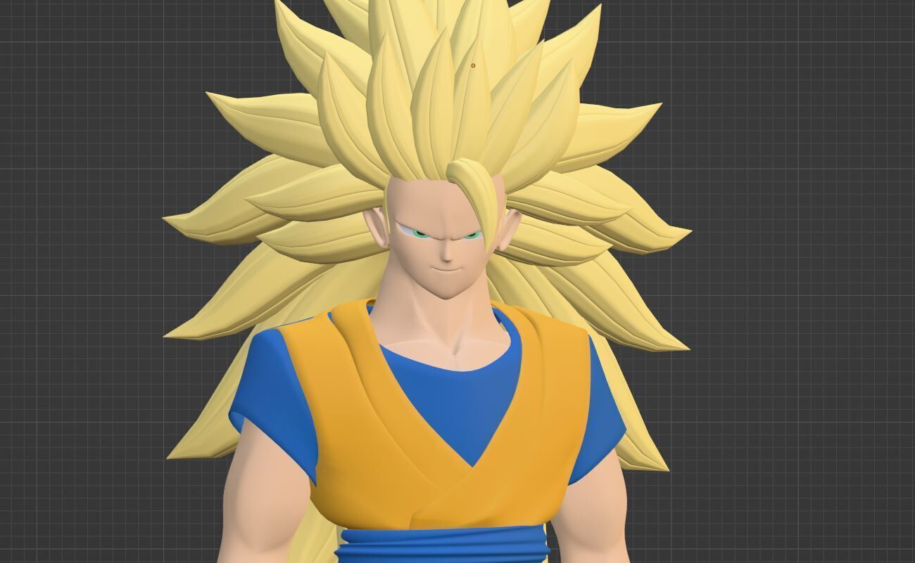 Goku Super Saiyan 3 - Dragonball Daima 3D model_12