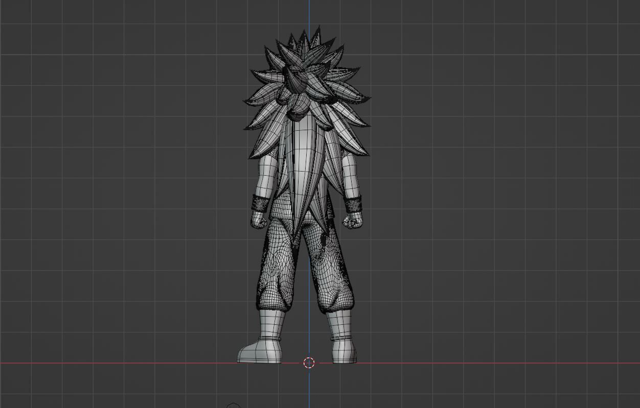 Goku Super Saiyan 3 - Dragonball Daima 3D model_15