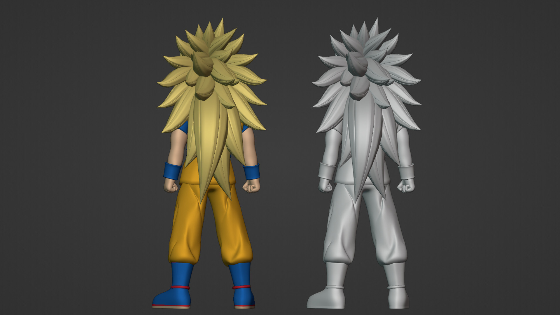 Goku Super Saiyan 3 - Dragonball Daima 3D model_23