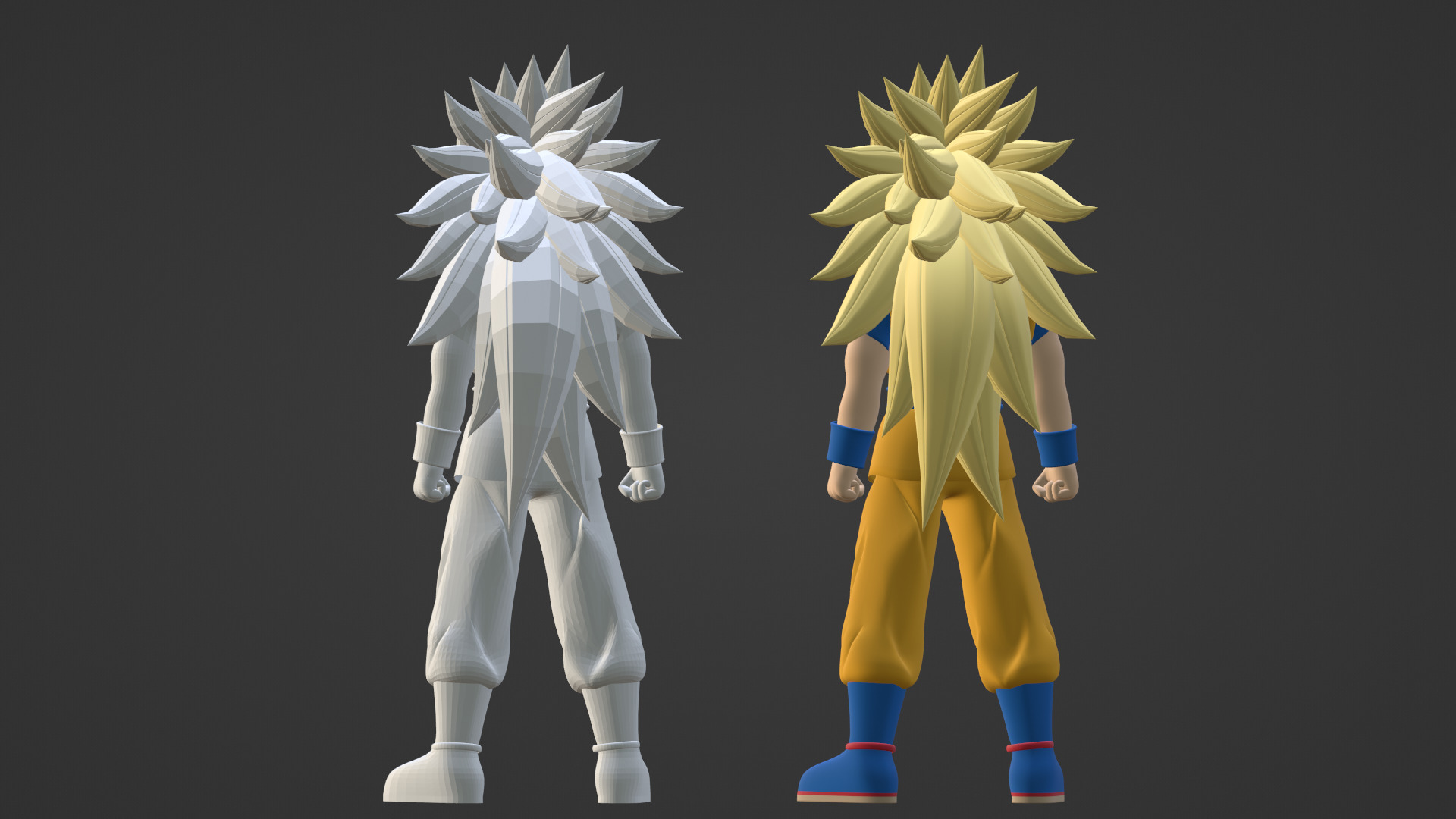Goku Super Saiyan 3 - Dragonball Daima 3D model_21