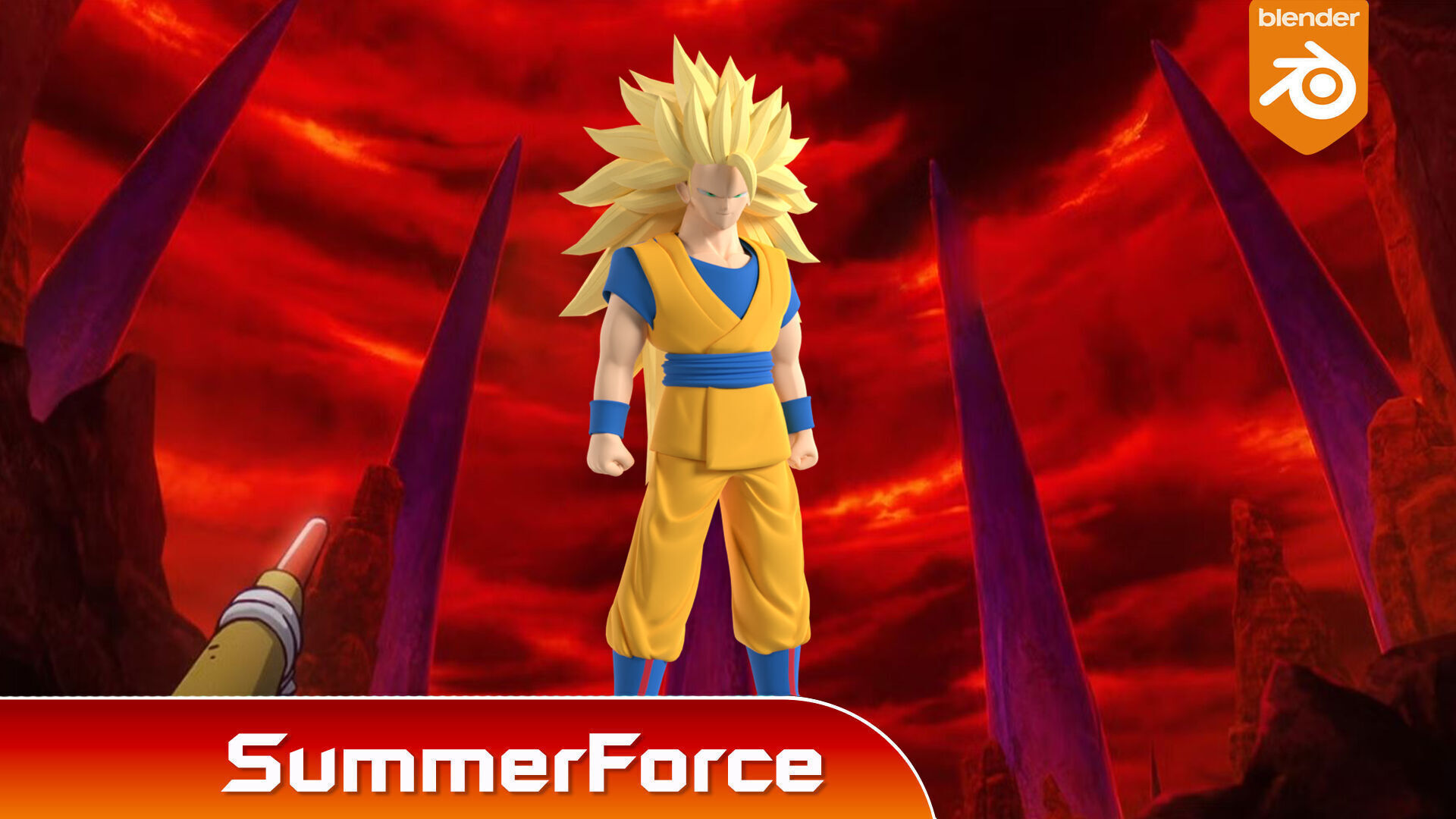 Goku Super Saiyan 3 - Dragonball Daima 3D model_2