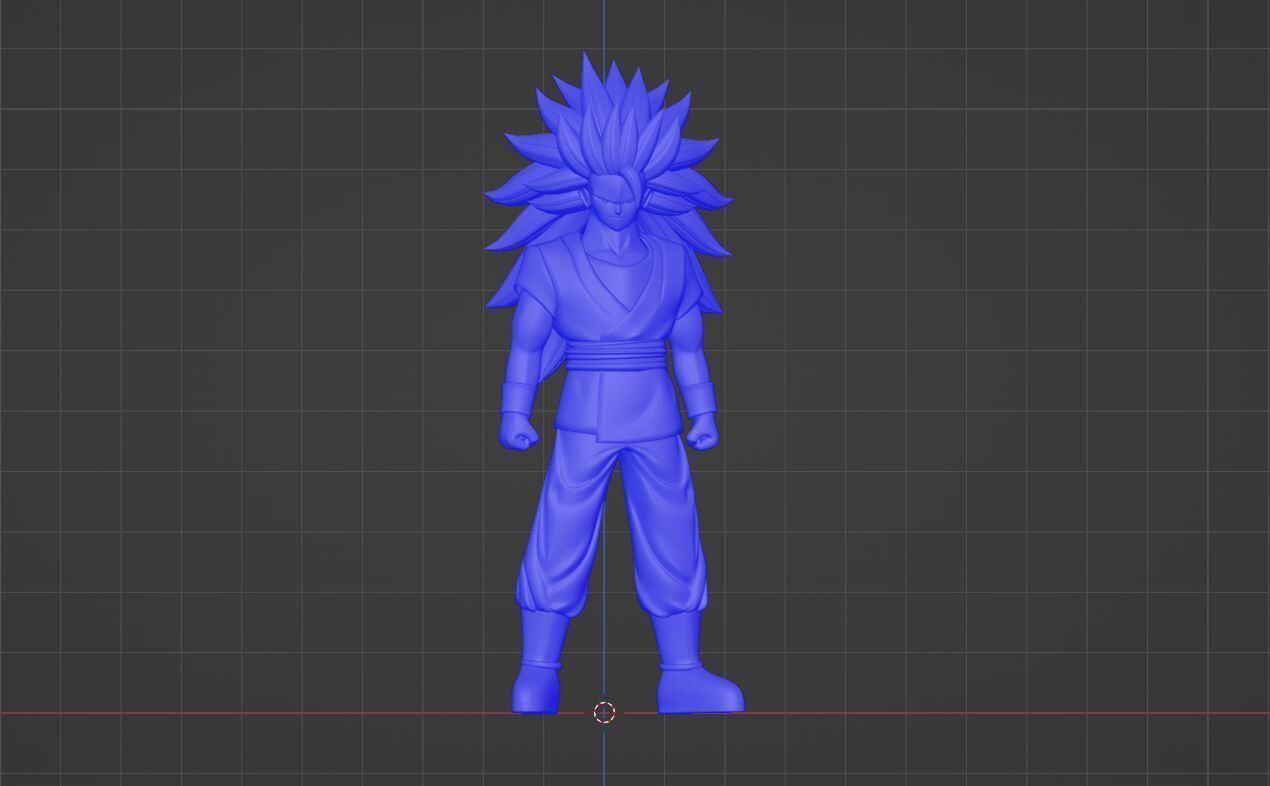 Goku Super Saiyan 3 - Dragonball Daima 3D model_19