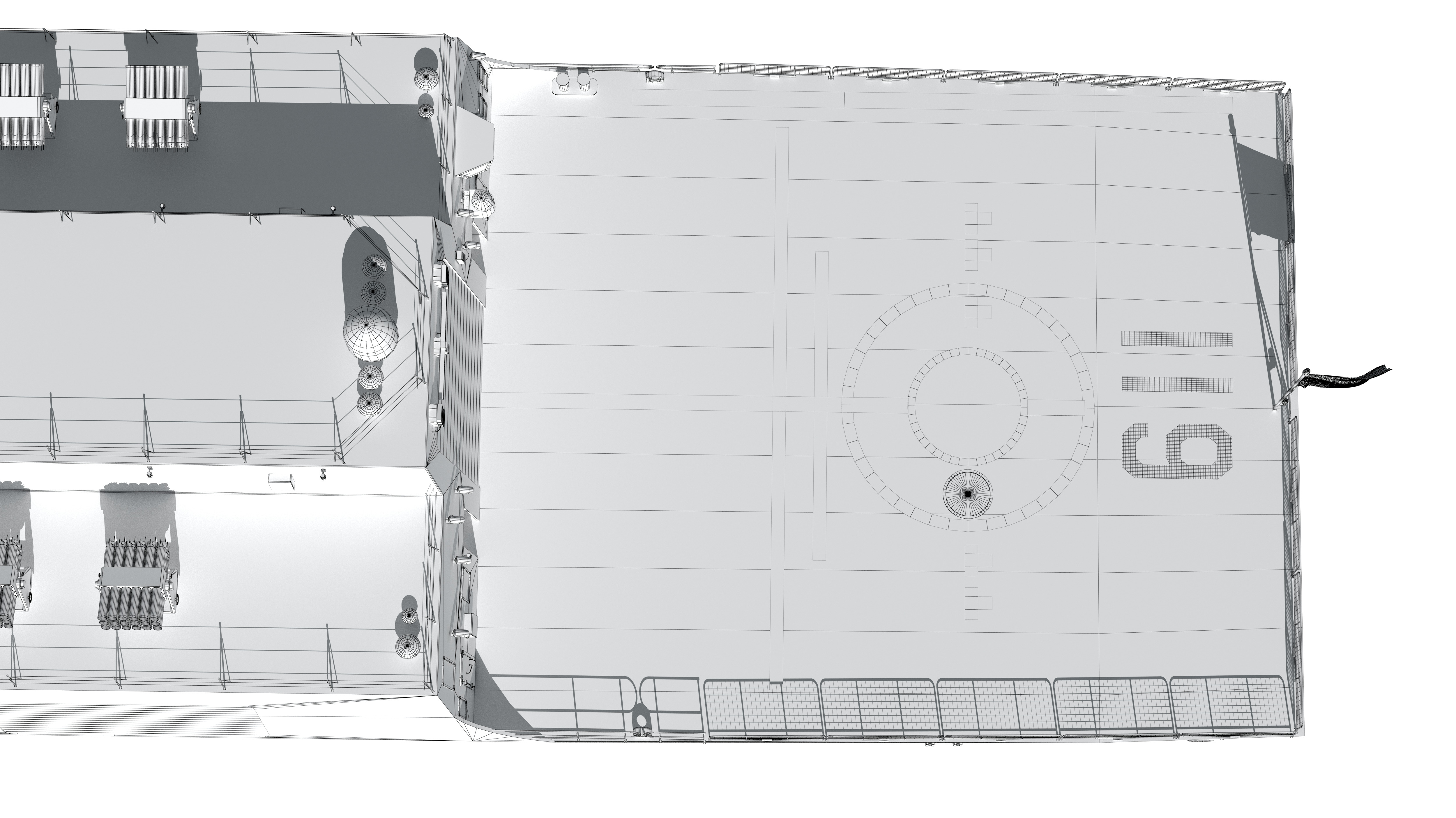 China Navys 052D Missile Destroyer 3D model_41