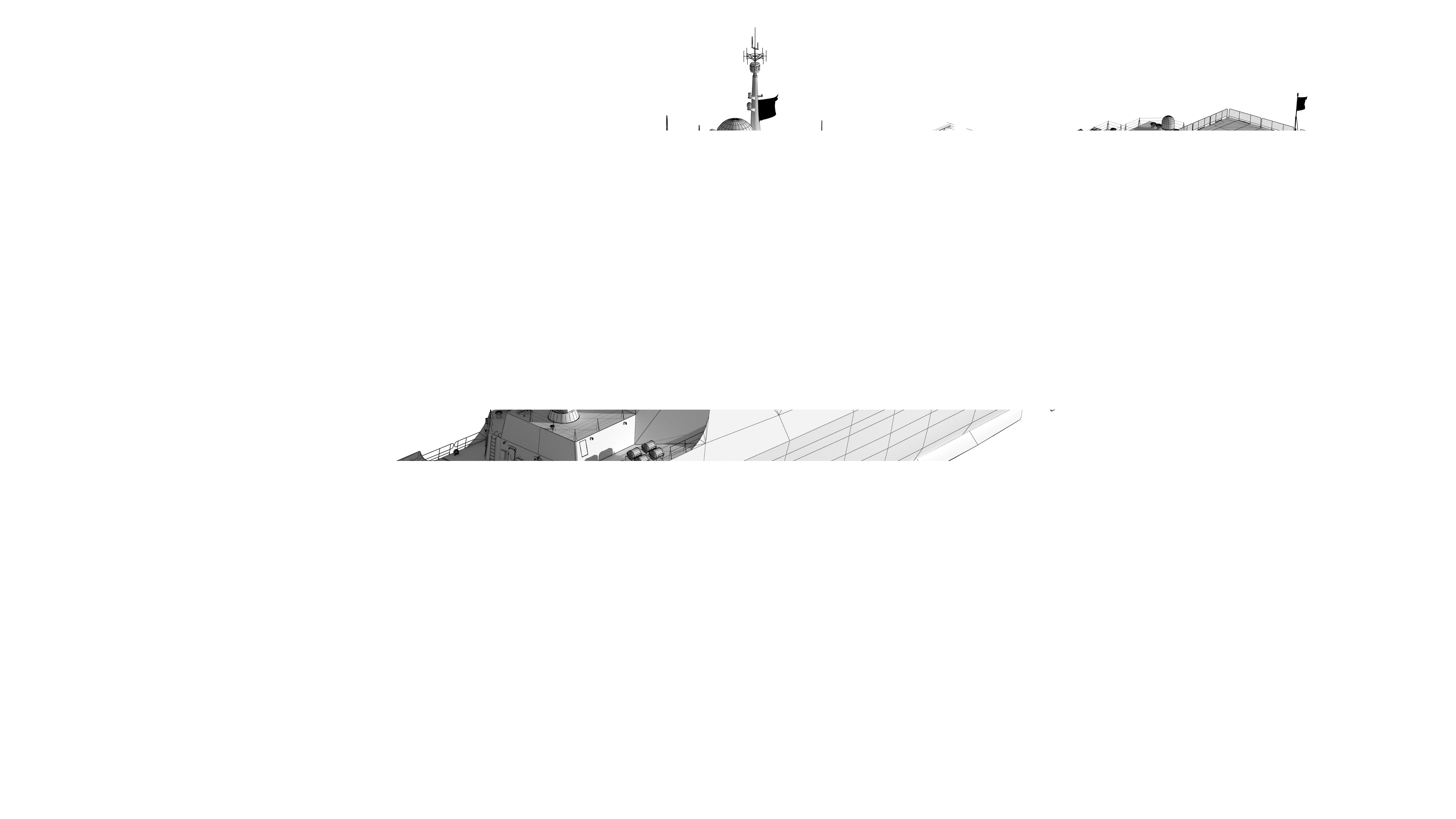 China Navys 052D Missile Destroyer 3D model_37