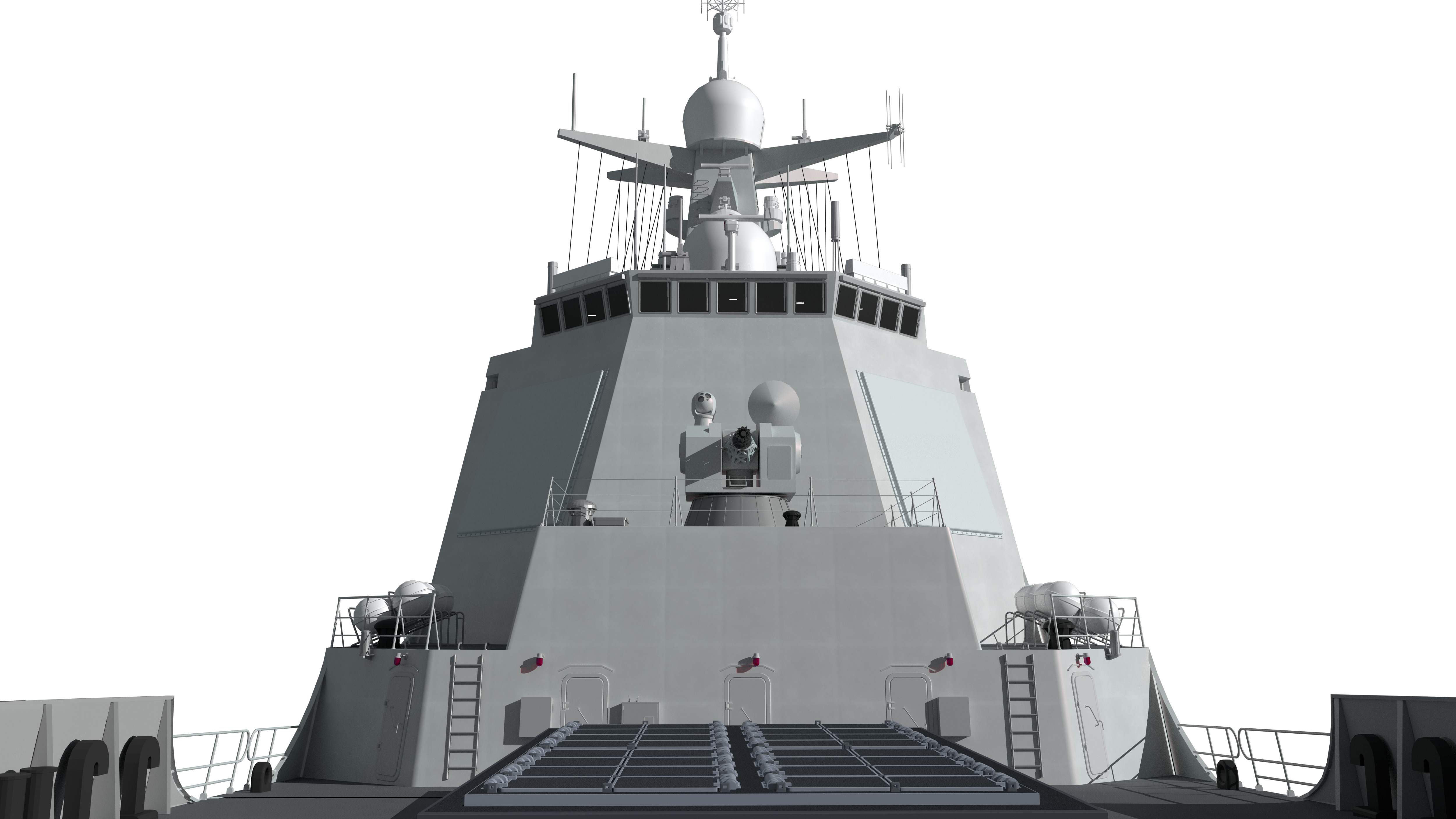 China Navys 052D Missile Destroyer 3D model_21