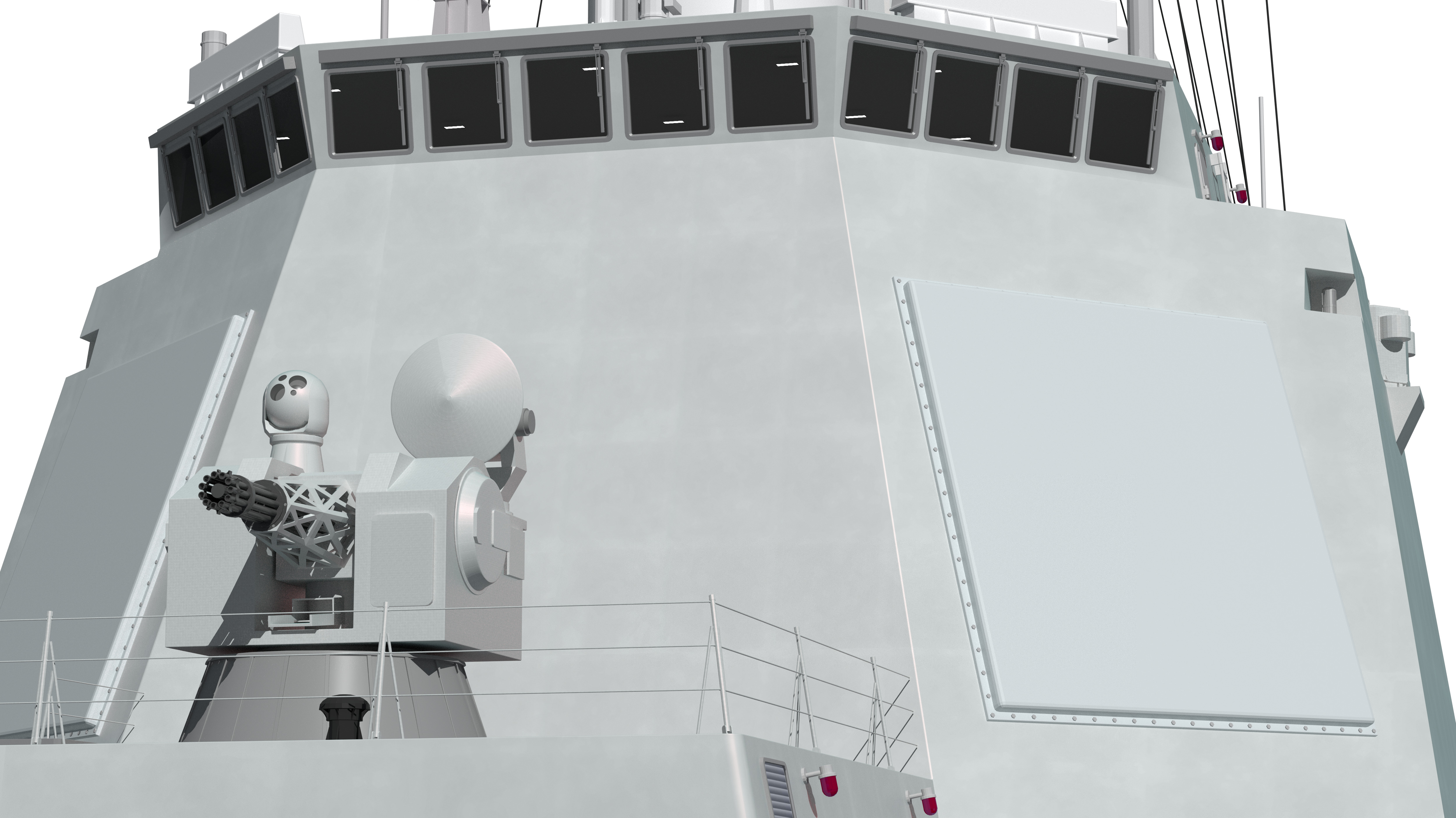 China Navys 052D Missile Destroyer 3D model_30