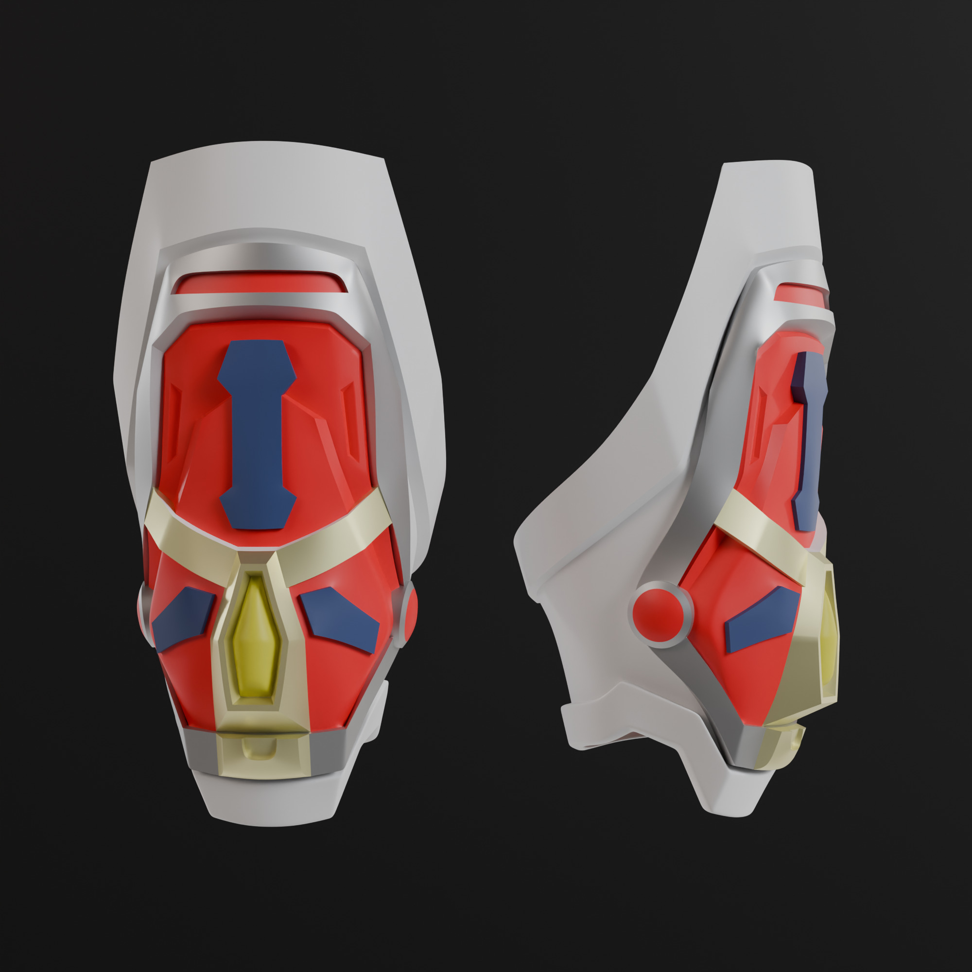 Gridman Superhuman Samurai Syber Squad Arms and Legs 3D print model_1