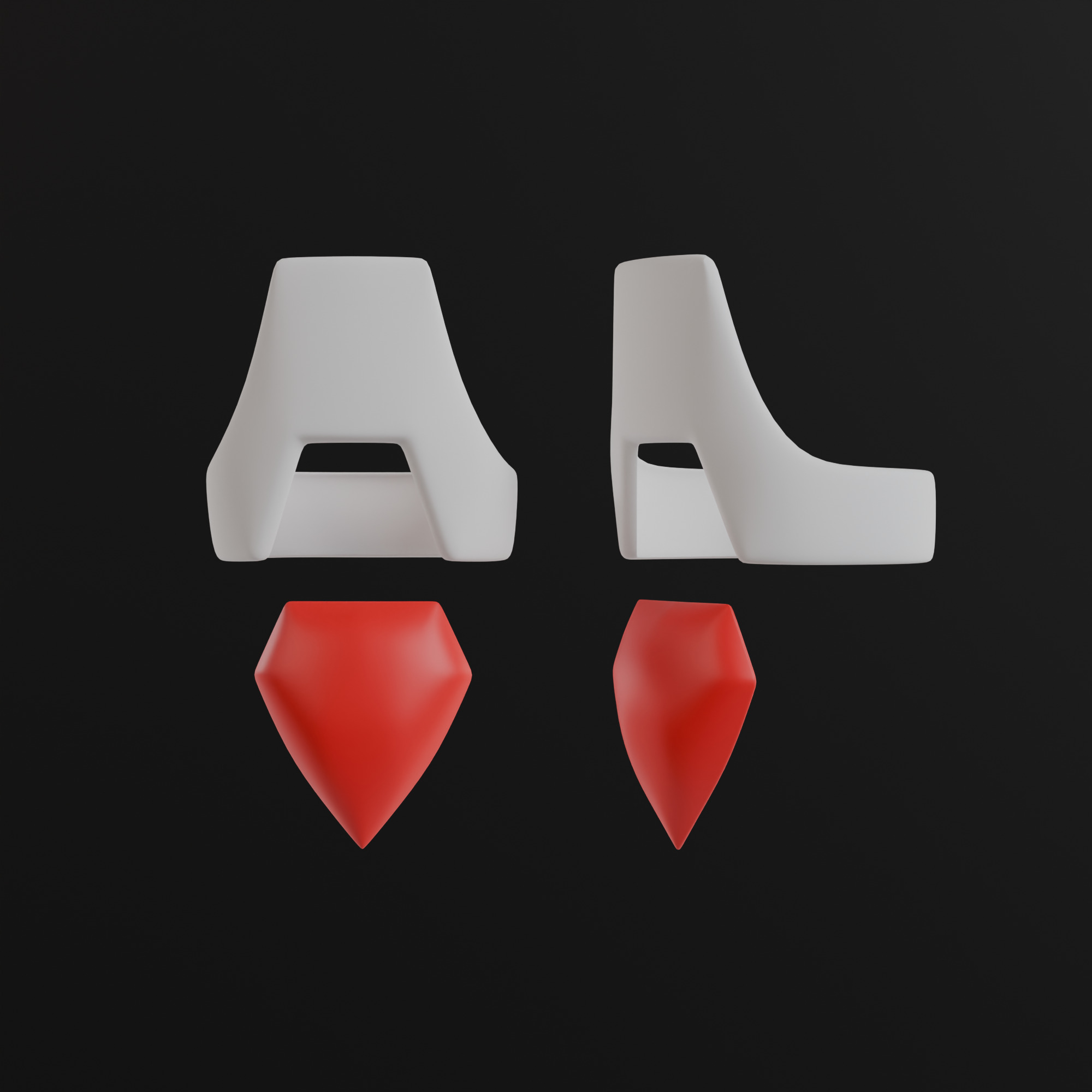 Gridman Superhuman Samurai Syber Squad Arms and Legs 3D print model_5