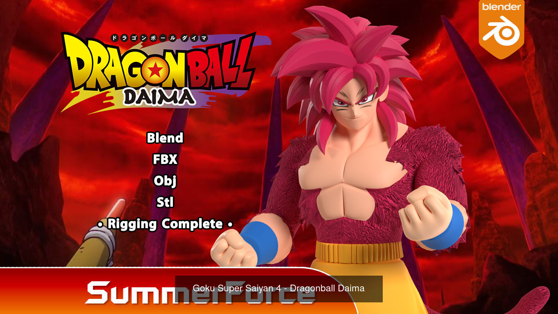 Son Goku - Dragonball Daima 3D Model Collection_9