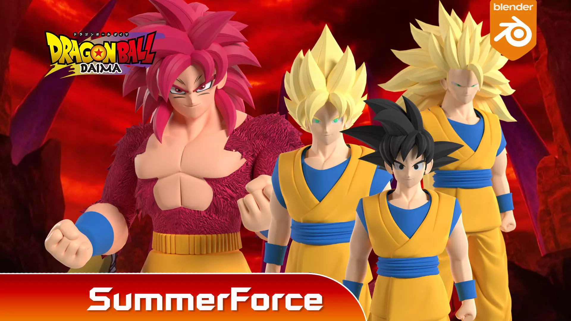 Son Goku - Dragonball Daima 3D Model Collection_0
