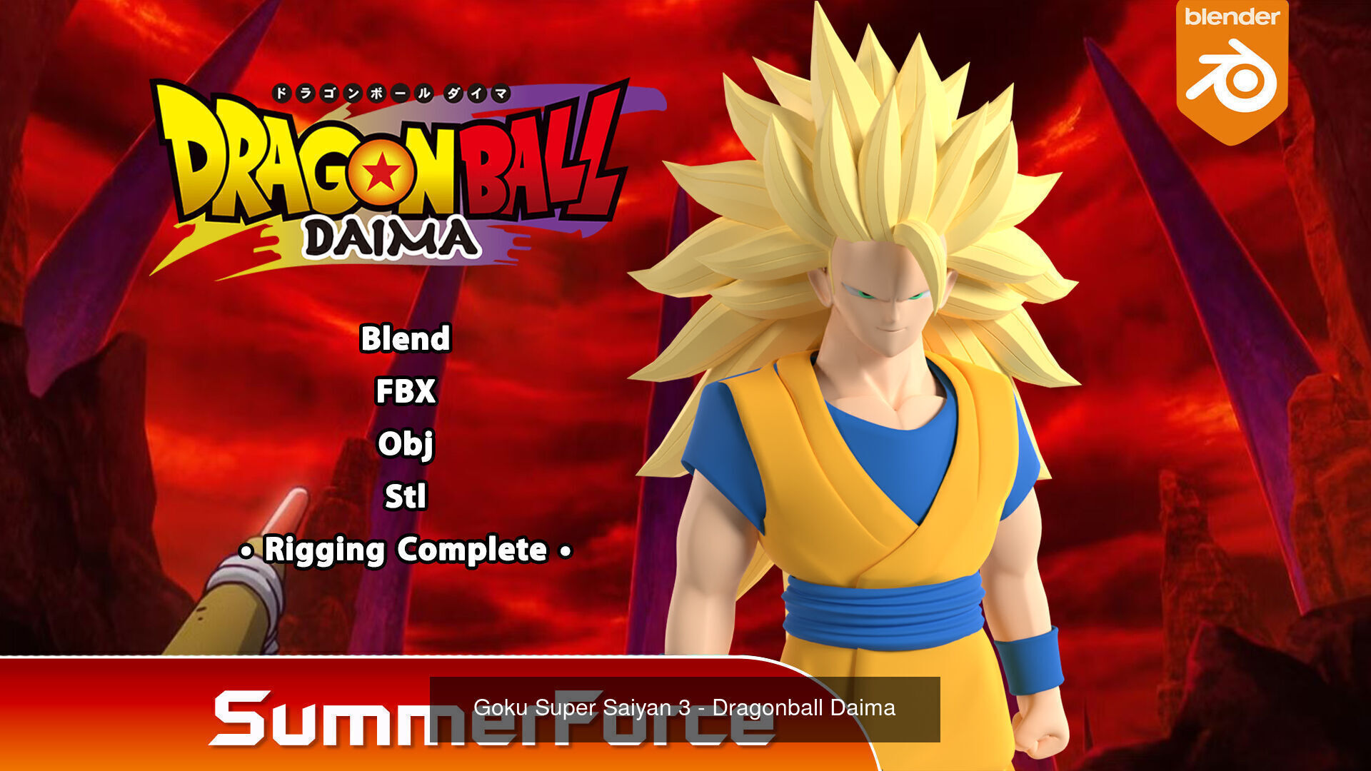 Son Goku - Dragonball Daima 3D Model Collection_8
