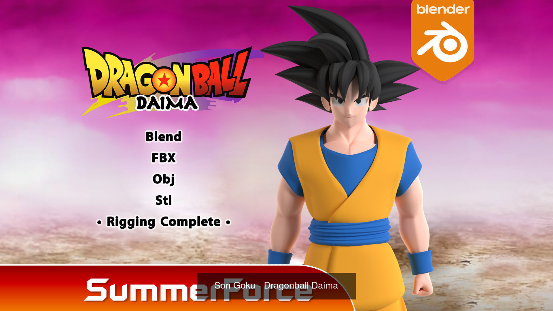 Son Goku - Dragonball Daima 3D Model Collection_6