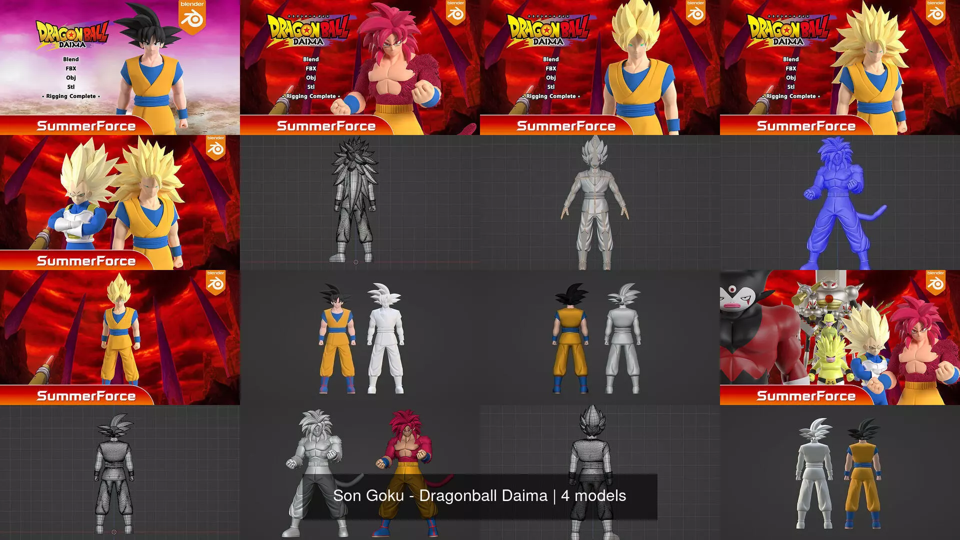 Son Goku - Dragonball Daima 3D Model Collection_1