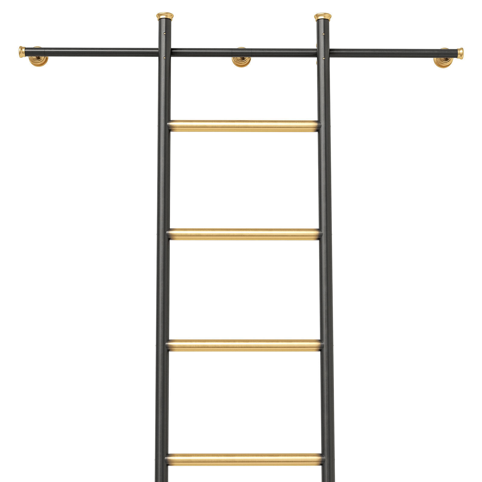 Andrew Nebbet Rolling Library Ladder 3D model_3