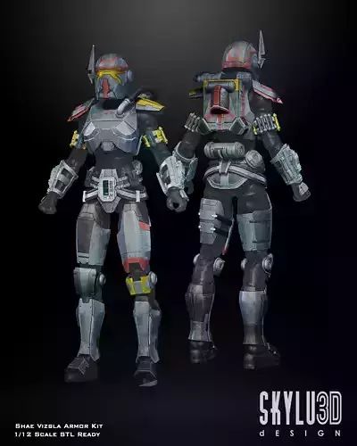 Shae Vizsla One12 Scale Armor Custom Files