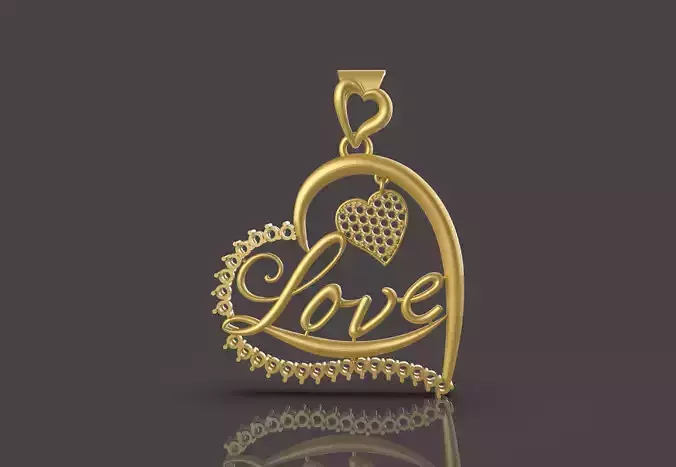 Heart Pendant - 0083 