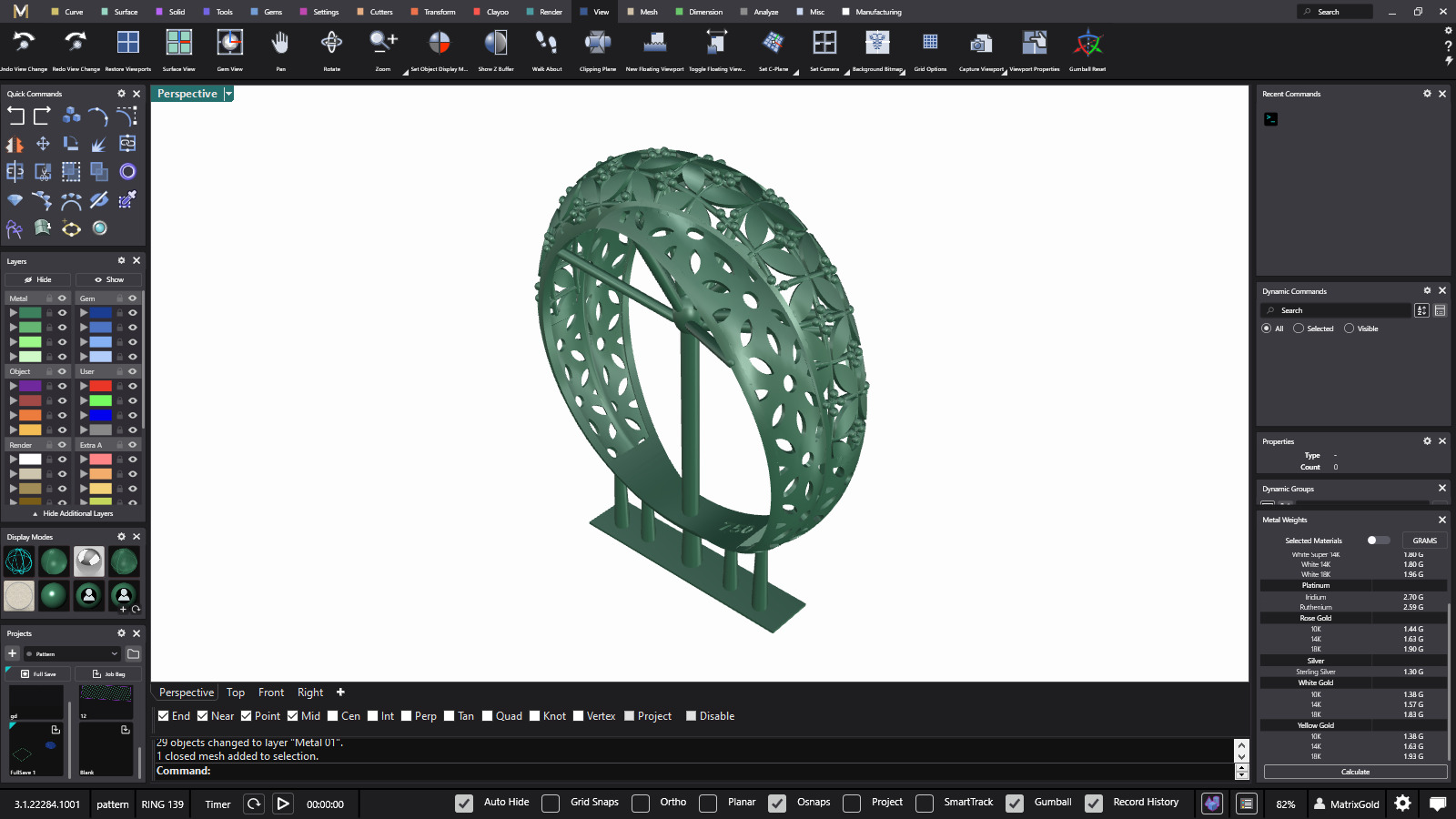 Fusion Ring collection 3D print model 3D print model_18