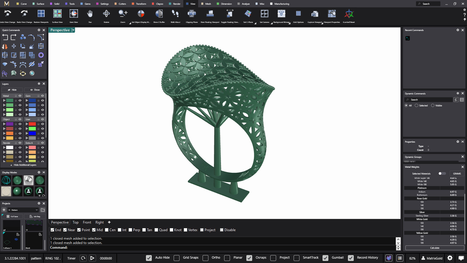 Fusion Ring collection 3D print model 3D print model_13
