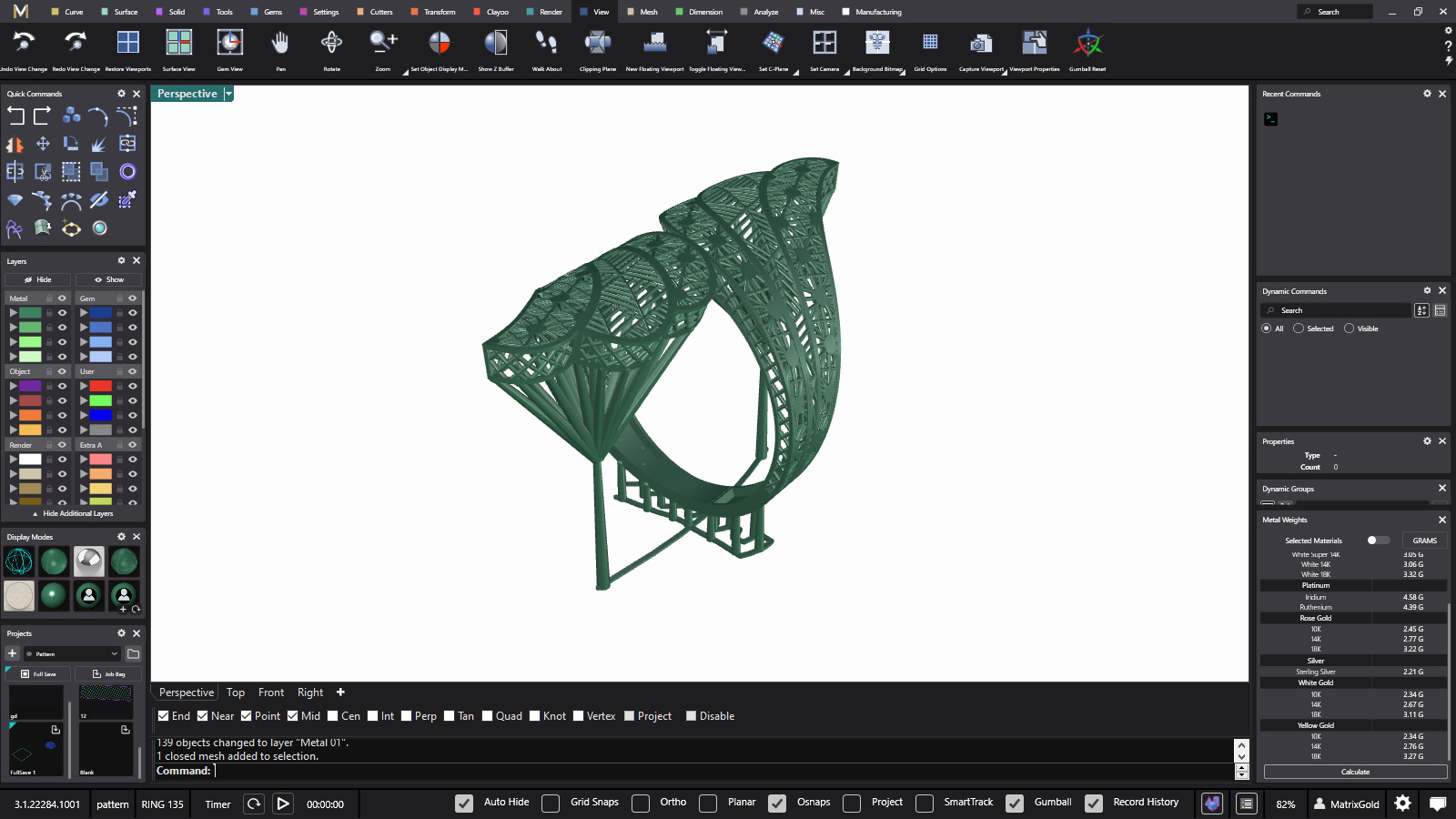 Fusion Ring collection 3D print model 3D print model_20