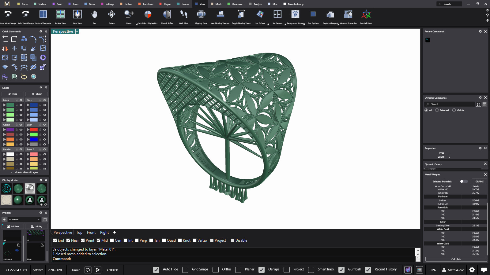 Fusion Ring collection 3D print model 3D print model_17